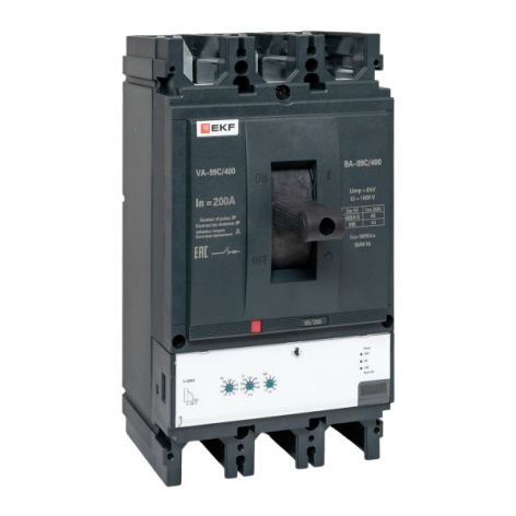 Изображение товара Автоматический выключатель EKF MCCB99C-400-200 литой корпус надежная защита цепей