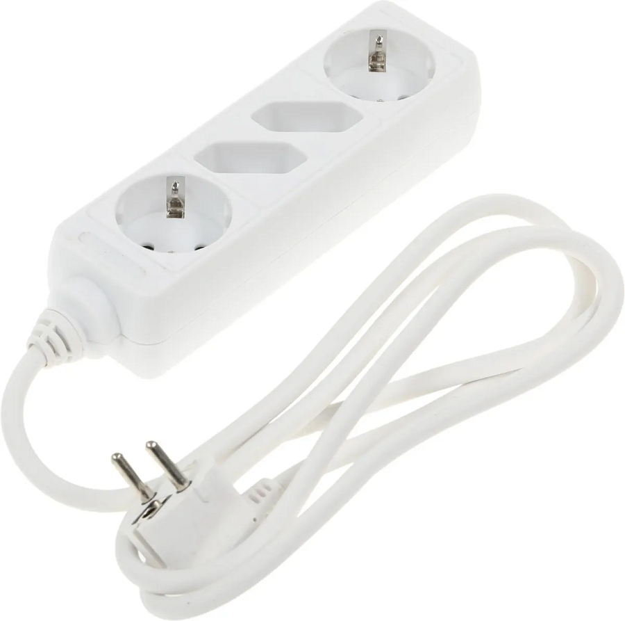 

Удлинитель сетевой HAMA H-121921 00121921 1.4м (4 розетки) белый, H-121921