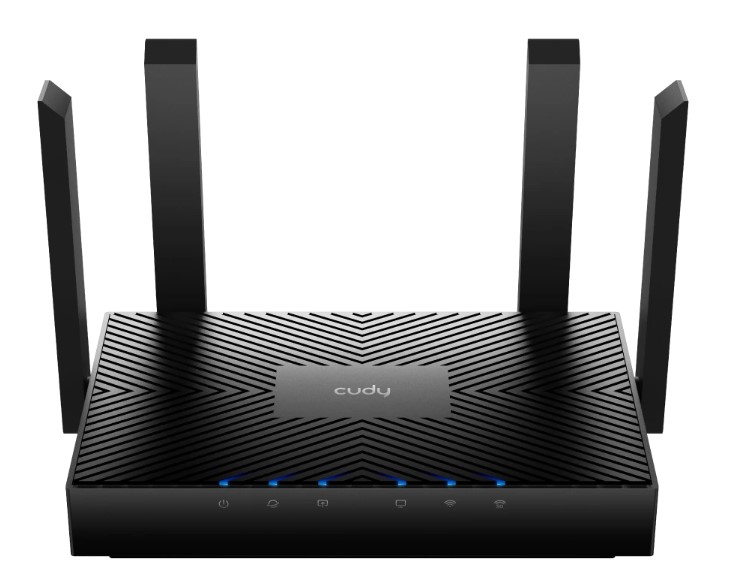 

Роутер Cudy WR3000 2.0 Wi-Fi 6 AX3000, 2,4/5 ГГц, до 2976 Мбит/с, 4x1 Гбит/с, IPv6, 4 антенны, черный, WR3000 2.0