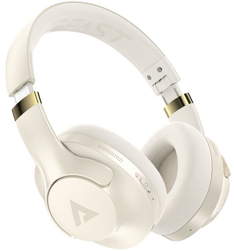 

Наушники беспроводные ACEFAST H4 накладные с шумоподавлением Active Noise Canceling Wireless Headset. Цвет: бежевый, H4
