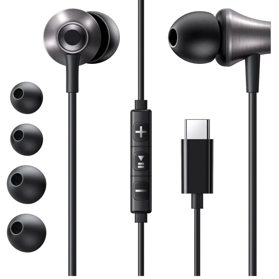 

Наушники UGREEN EP105 In-Ear Earphones Type-C, цвет: черный, EP105