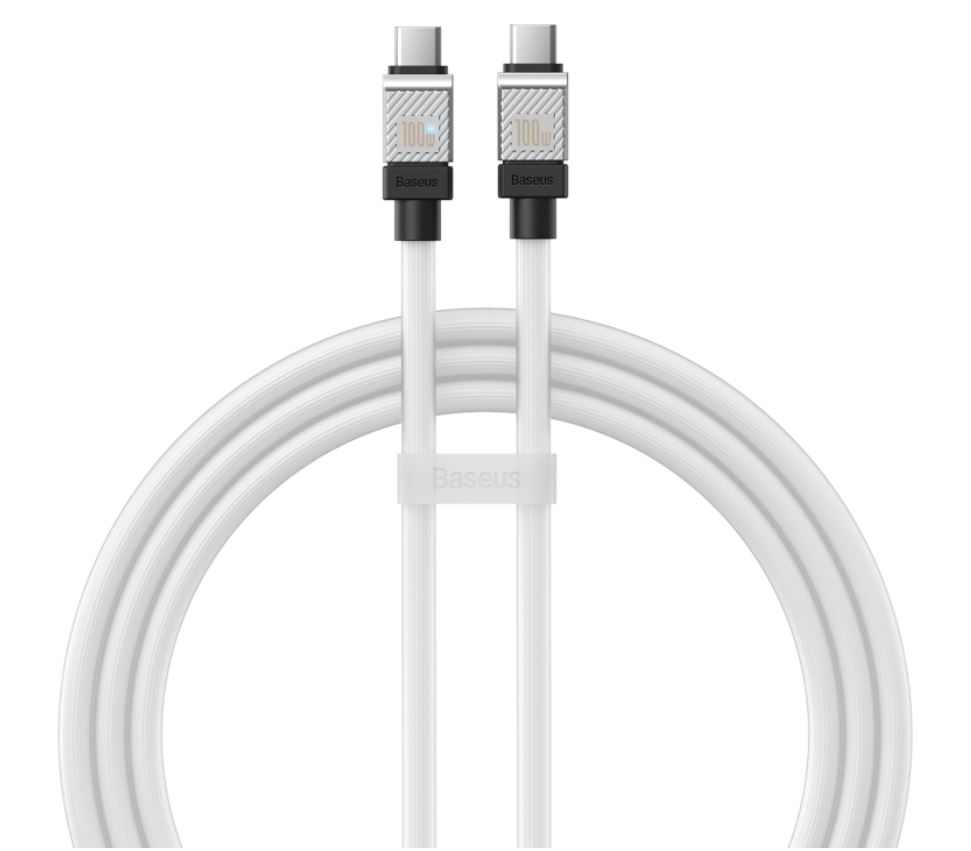 

Кабель интерфейсный Baseus CAKW000202 CoolPlay 1m White, CAKW000202