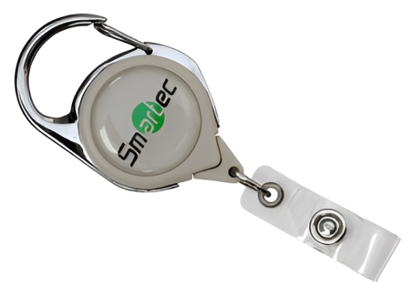 Изображение товара Ретрактор Smartec ST-AC203RT-GR для идентификационных карт с прозрачным ремешком