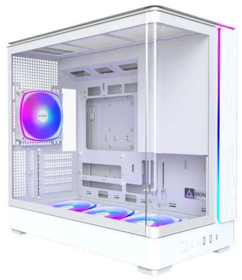 Изображение товара Корпус Montech KING 15 PRO White для ПК Micro-ATX Mini-ITX с стеклом