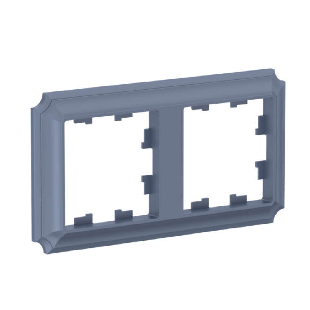 

Рамка двойная Systeme Electric ATN100702 AtlasDesign ANTIQUE универсальная, Грифель, ATN100702