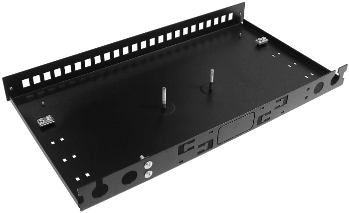 

Кросс оптический стоечный 19" выдвижной 1U TELCORD КС-П-24DLC-1U-BK пустой, до 24 адаптеров LC-Duplex, чёрный, КС-П-24DLC-1U-BK