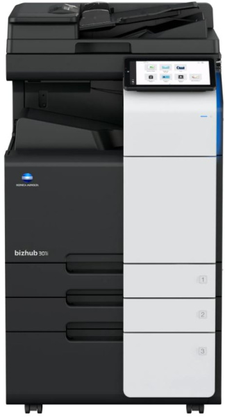 Изображение товара МФУ Konica Minolta bizhub 301i SRA3 до 30 страниц в минуту для офиса