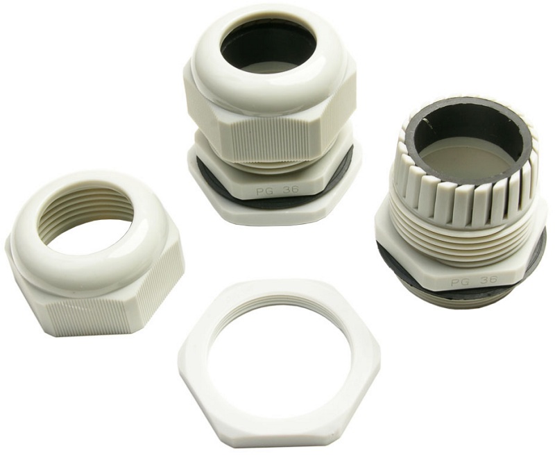 

Кабельный ввод Cabeus PG-36 (зажим кабельный с контргайкой), под кабель D29мм, IP68, цвет серый, PG-36