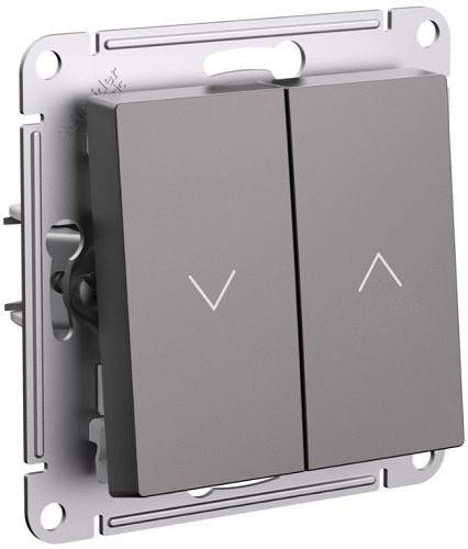 Изображение товара Двухклавишный выключатель для жалюзи Systeme Electric AtlasDesign 10А