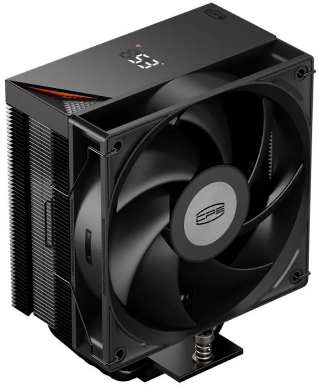 

Кулер PCCooler RT500 Digital BK LGA1851/1700/1200/115X/AM5/AM4 (TDP 240W, 4-pin PWM, LED temp, 73,32CFM, 34,9dBA, 2200RPM, 120mm, black), RT500 Digital BK