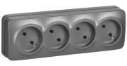 фото Розетка без заземления  IEK ERH40-K46M-10