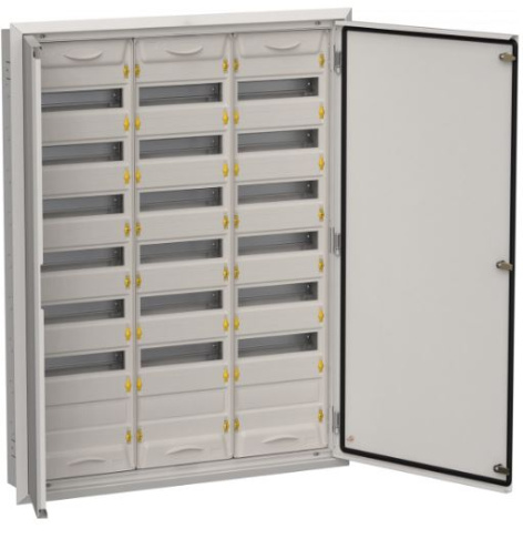 Изображение товара Щит распределительный IEK TI5-50-V-3X084-31-7035 для электрощитовых и защиты сети