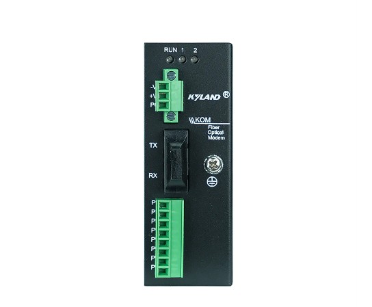 

Конвертер промышленный Kyland KOM200 302110018 1 100Base-FX single mode fiber port, ST connector, 1310nm, 40km, 1 RS485 serial port, 2 RS232 serial po, KOM200
