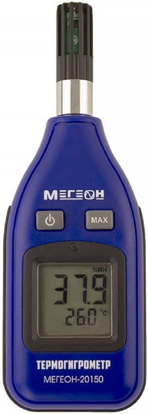 

Измеритель температуры и влажности воздуха МЕГЕОН 20150 (термогигрометр), цифровой, 20150