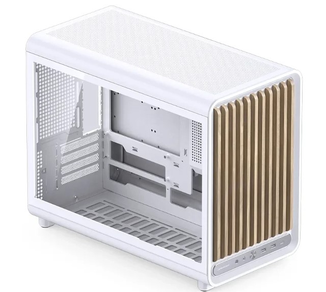 Корпус mATX JONSBO D33 без БП, боковая панель из закалённого стекла, 2*USB 3.0, USB Type-C 3.2, белый