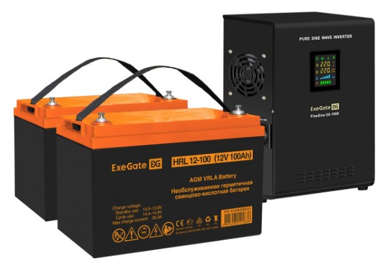 Изображение товара Комплект Exegate FineSine SX-1000.LCD.AVR.2SH