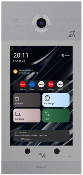 Вызывная панель BAS-IP AA-14FTIS Silver