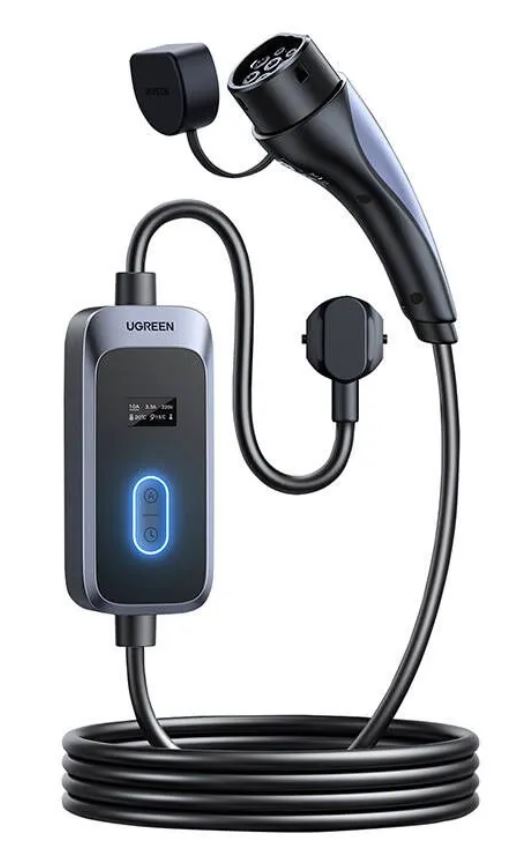 

Зарядное устройство UGREEN EV706 25832_ портативное для электромобиля 16A. Цвет: черный/серый, EV706