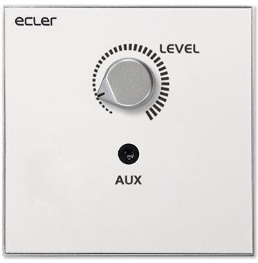 

Панель Ecler WPaVOL-J настенная управления громкостью с входом стереоаудио miniJack 3,5 мм, WPaVOL-J
