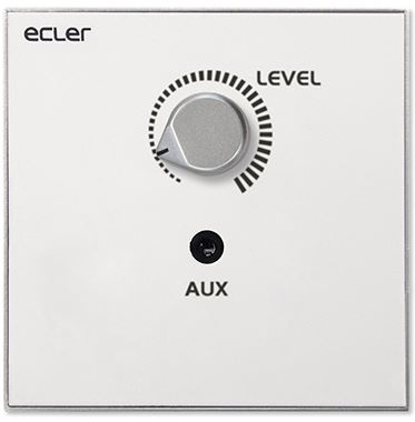 Изображение товара Панель управления громкостью Ecler WPaVOL-J с стерео входом и монтажной коробкой