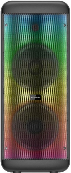 

Колонка портативная Hyundai H-MC1235 черный 40Вт FM USB BT micro SD, 1838456, H-MC1235