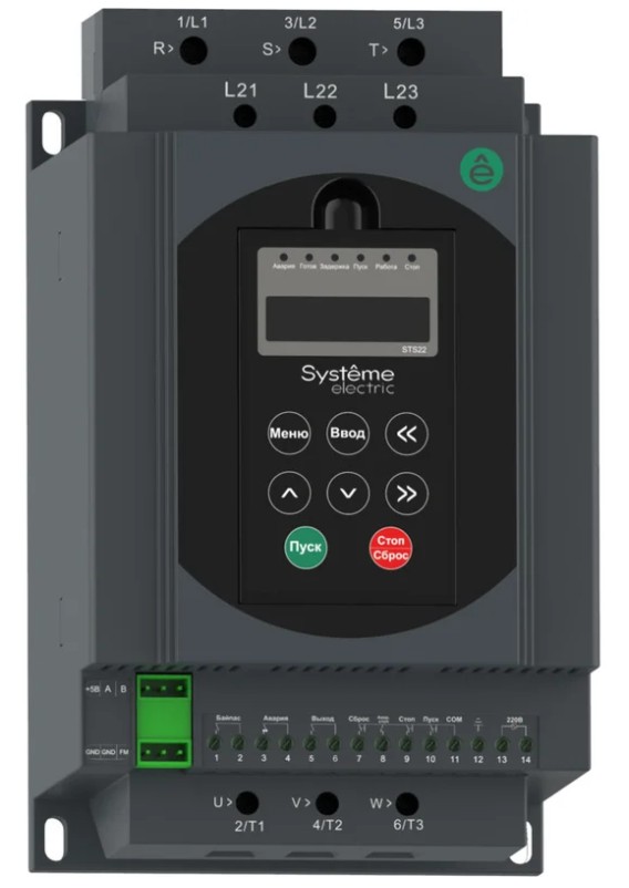 Устройство плавного пуска,Systeme Electric,STS22D37N4
