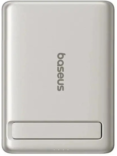 

Аккумулятор внешний Baseus PicoGo AM31 Qi2 Ultra-Mini Magnetic P10081907853-00 с подставкой, 5000mAh 20W, Natural Titanium, PicoGo AM31 Qi2 Ultra-Mini Magnetic