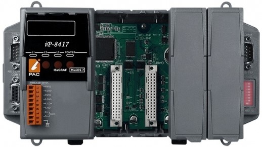 

Контроллер ICP DAS iP-8417 CR 4 slots Faster CPU (80 MHz) ISaGRAF PAC (RoHS) 80186, 80MHz, iP-8417 CR