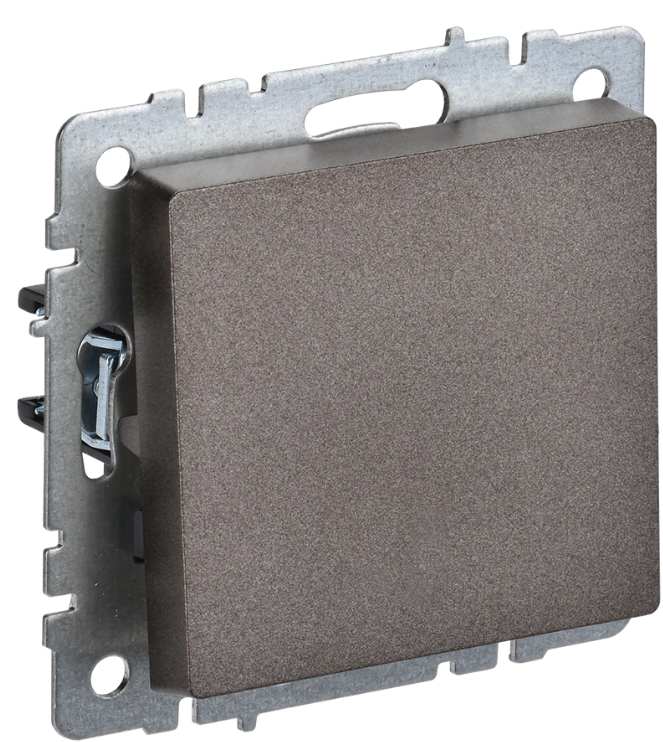 

Переключатель одноклавишный IEK BR-V12-0-10-K45 BRITE 10А ВС10-1-6-БрТБ Бронза, BR-V12-0-10-K45