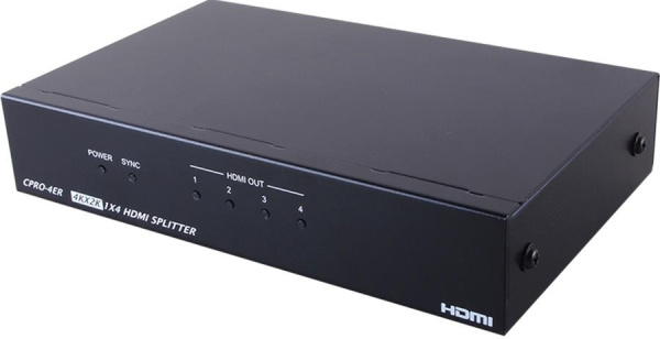 Изображение товара Усилитель-распределитель HDMI Cypress CPRO-4ER 4 выхода 4K 3D EDID
