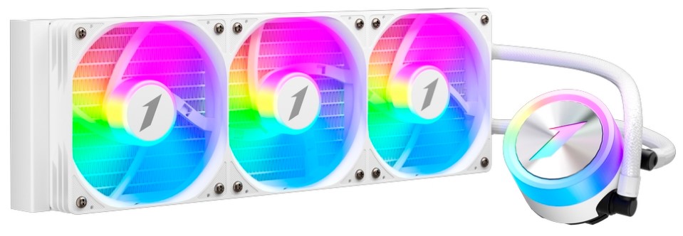 

Система охлаждения жидкостная 1STPLAYER TS1-360-WH (3*120mm, 300W), TS1-360-WH