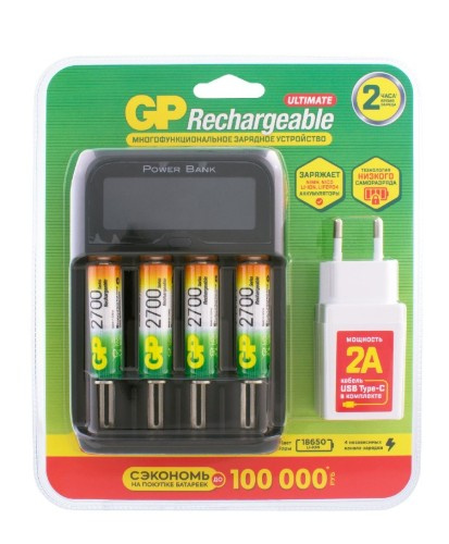 Изображение товара Зарядное устройство GP 270AAHCMHSPBA-2CR4 для аккумуляторов