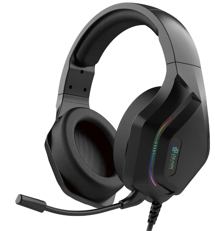 

Наушники с микрофоном Oklick HS-L600G 1939588 черные 2.2м мониторные USB оголовье, HS-L600G