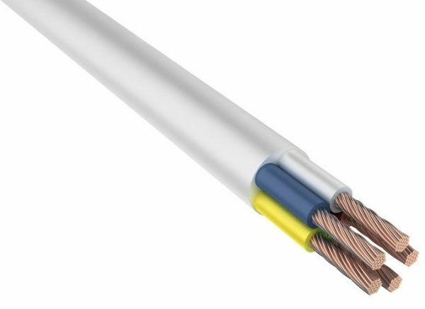 Изображение товара Провод ККЗ 01-8070 ПВС пятижильный для электромонтажа 10 мм диаметр