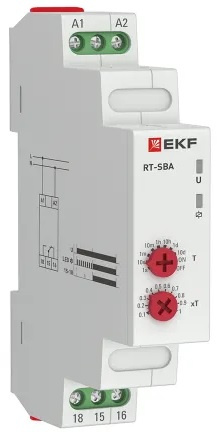 Изображение товара Реле времени RT-SBA EKF PROxima электронное с регулируемой задержкой