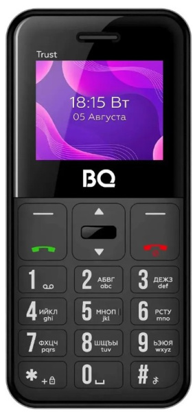фото Мобильный телефон  BQ 1866 Trust Black в Казани