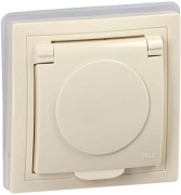 фото Розетка с заземлением IEK KV-R16-16-44-K33