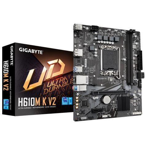 Изображение товара Материнская плата GIGABYTE H610M K V2 для игровых компьютеров
