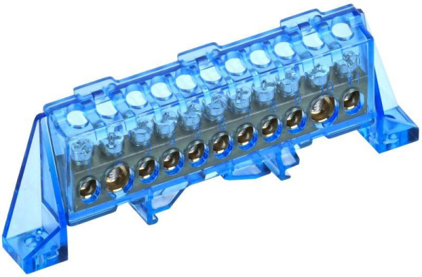 Изображение товара Шина IEK TF-NN20-11-DP-K07 для соединения проводников 125 А DIN-рейка