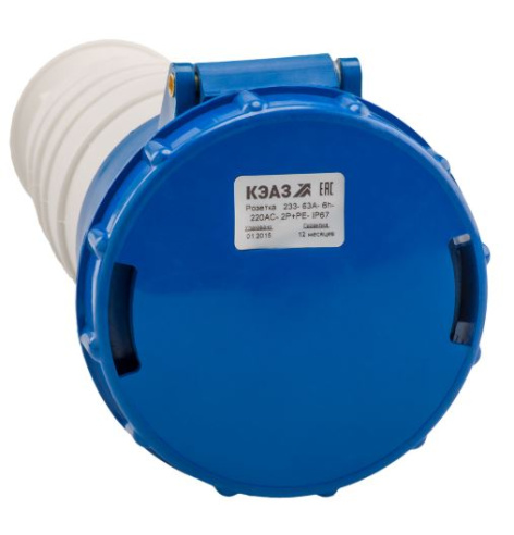Изображение товара Розетка кабельная КЭАЗ 222762