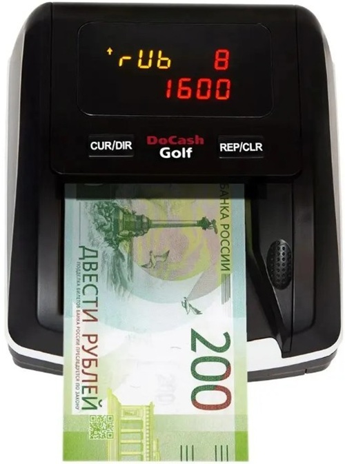 

Детектор банкнот DoCash Golf 12954 автоматический, Golf
