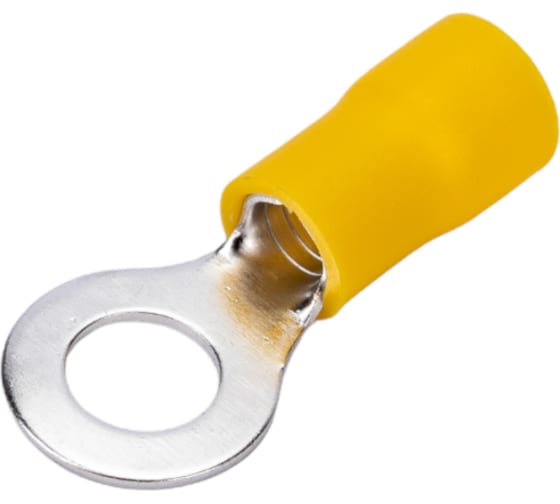 

Наконечник Rexant 08-0053 кольцевой изолированный диам. 6.5 мм 4-6 мм2 (НКи 6.0-6/НКи5,5-6) желтый, 08-0053