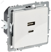 фото Розетка USB  IEK BR-U22-045-K01