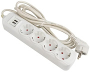 фото Удлинитель  EKF UBA16-2USB-4-05i