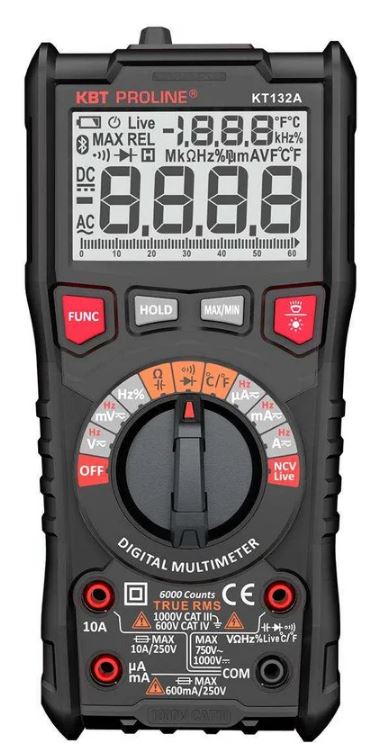 

Мультиметр цифровой КВТ 91917 KT 132А серия PROLINE, 91917