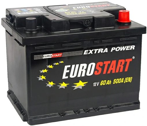 Батарея EUROSTART EU600 Extra Power 60Ah R+