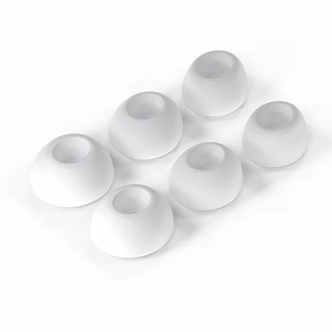 Изображение товара Амбушюры Lyambda E-PRO-WT для Apple Airpods белые силиконовые