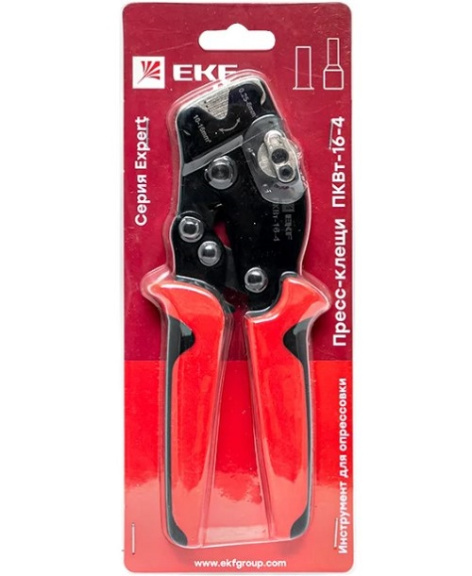 Изображение товара Пресс-клещи EKF pkvt-16-4-exp для опрессовки втулочных наконечников