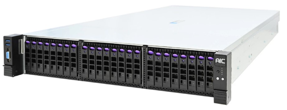 

Серверная платформа 2U AIC XP1-S201VA02 (2*LGA4677, C741, 16*DDR5, 26*2.5", 2*M.2, 2*2000W 80+ Titanium), XP1-S201VA02