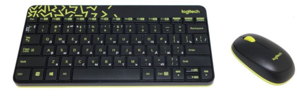Изображение товара Беспроводной набор клавиатура и мышь Logitech MK240 с радиоканалом